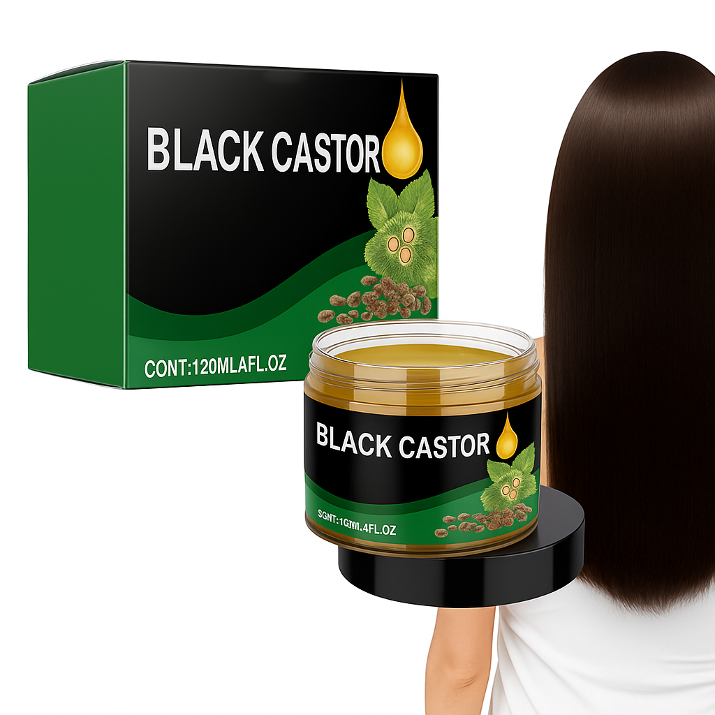 Black Castor Oil — Nutrição Molecular e Crescimento Avançado para Couro Cabeludo e Fios