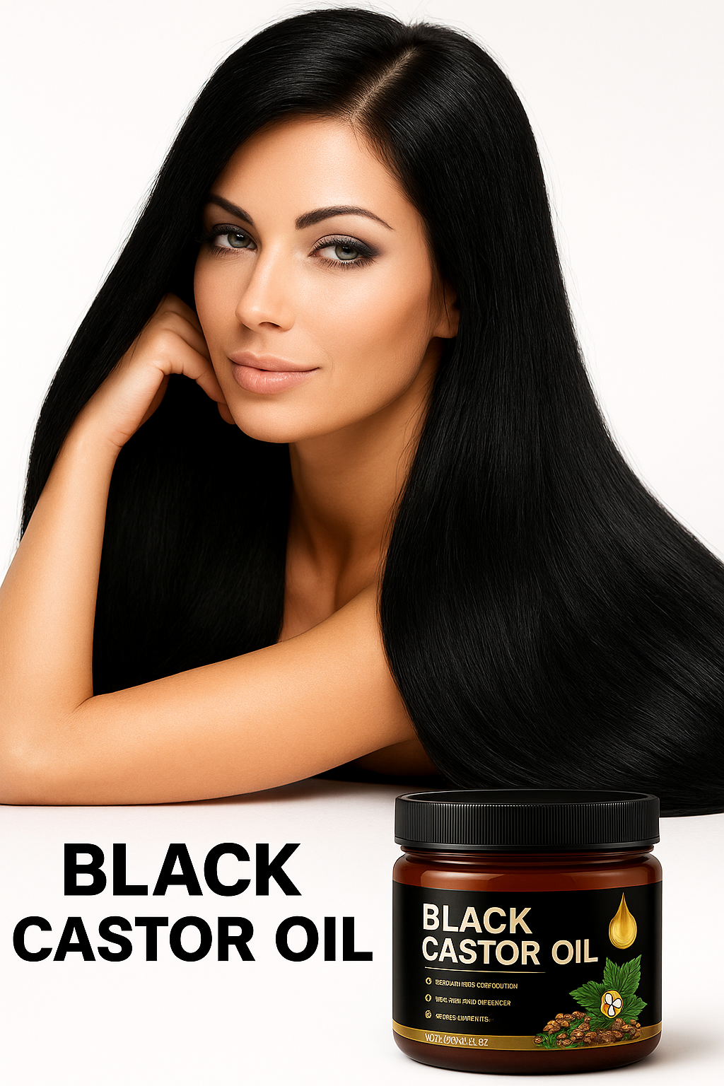 Black Castor Oil — Nutrição Molecular e Crescimento Avançado para Couro Cabeludo e Fios