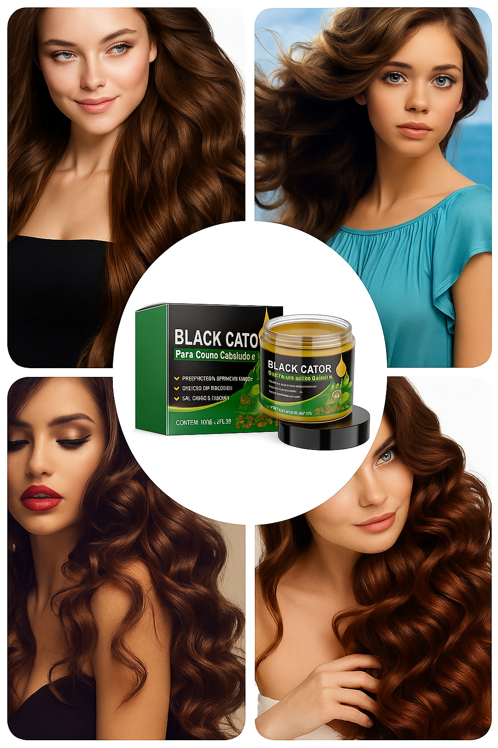 Black Castor Oil — Nutrição Molecular e Crescimento Avançado para Couro Cabeludo e Fios