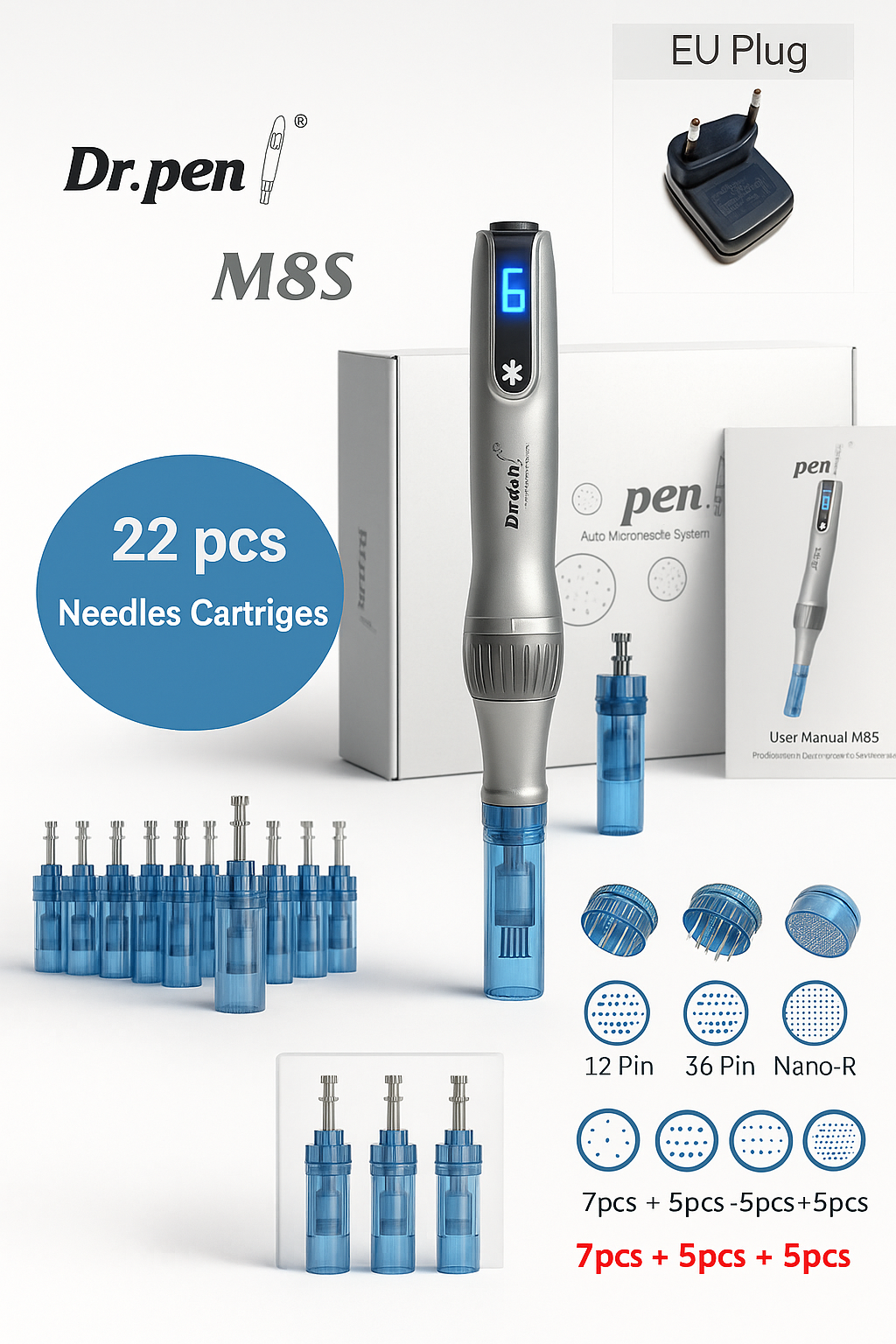 Dr. Pen M8s Premium Original – O Equipamento Profissional que elevou o nível do microagulhamento facial e capilar de alta performance