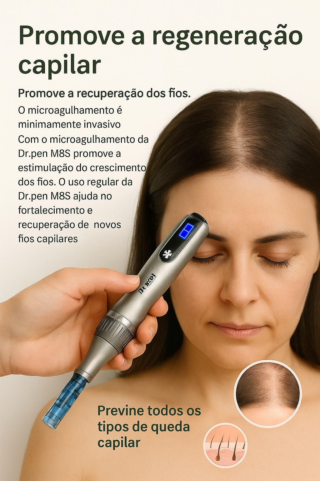 Dr. Pen M8s Premium Original – O Equipamento Profissional que elevou o nível do microagulhamento facial e capilar de alta performance