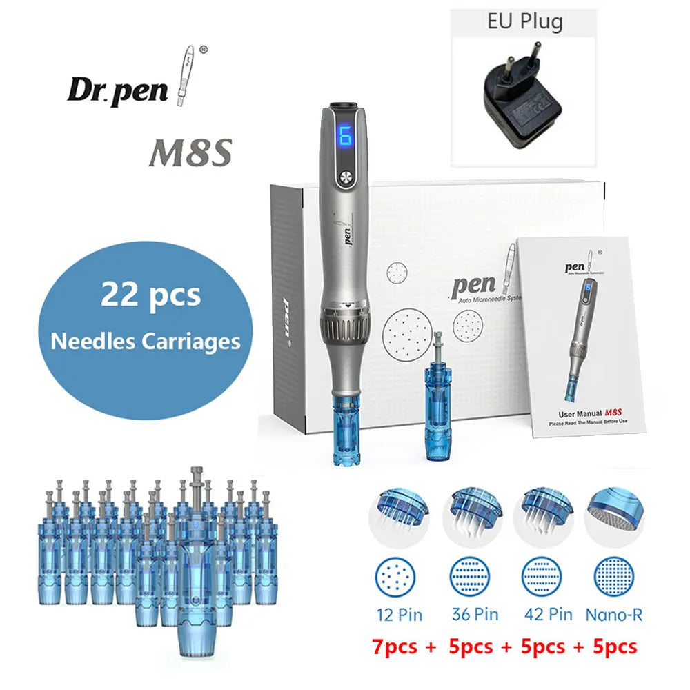 Dr. Pen M8s Premium Original – O Equipamento Profissional que elevou o nível do microagulhamento facial e capilar de alta performance