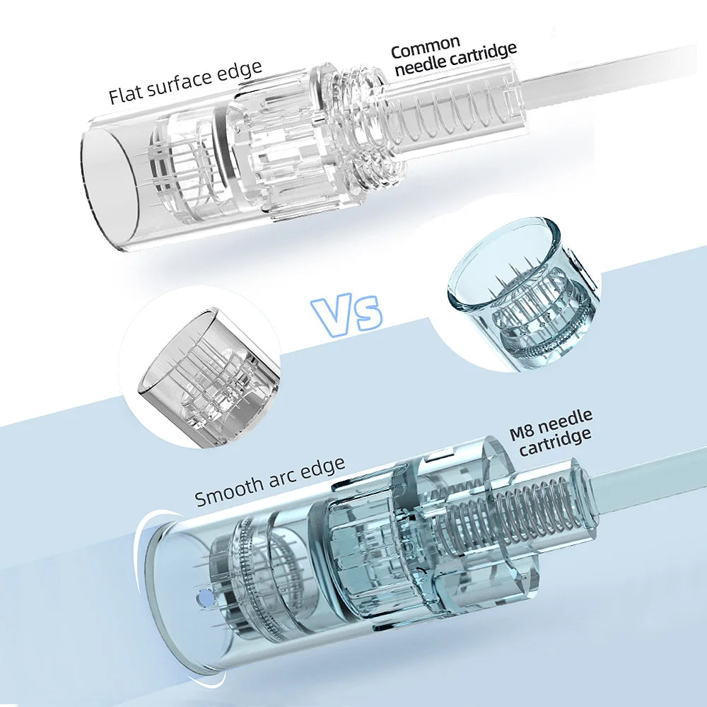 Cartuchos Dr. Pen Ultima M8 Precision Line — Microagulhas MEETCARE Cirúrgicas de Alto Desempenho e Encaixe Baioneta Premium