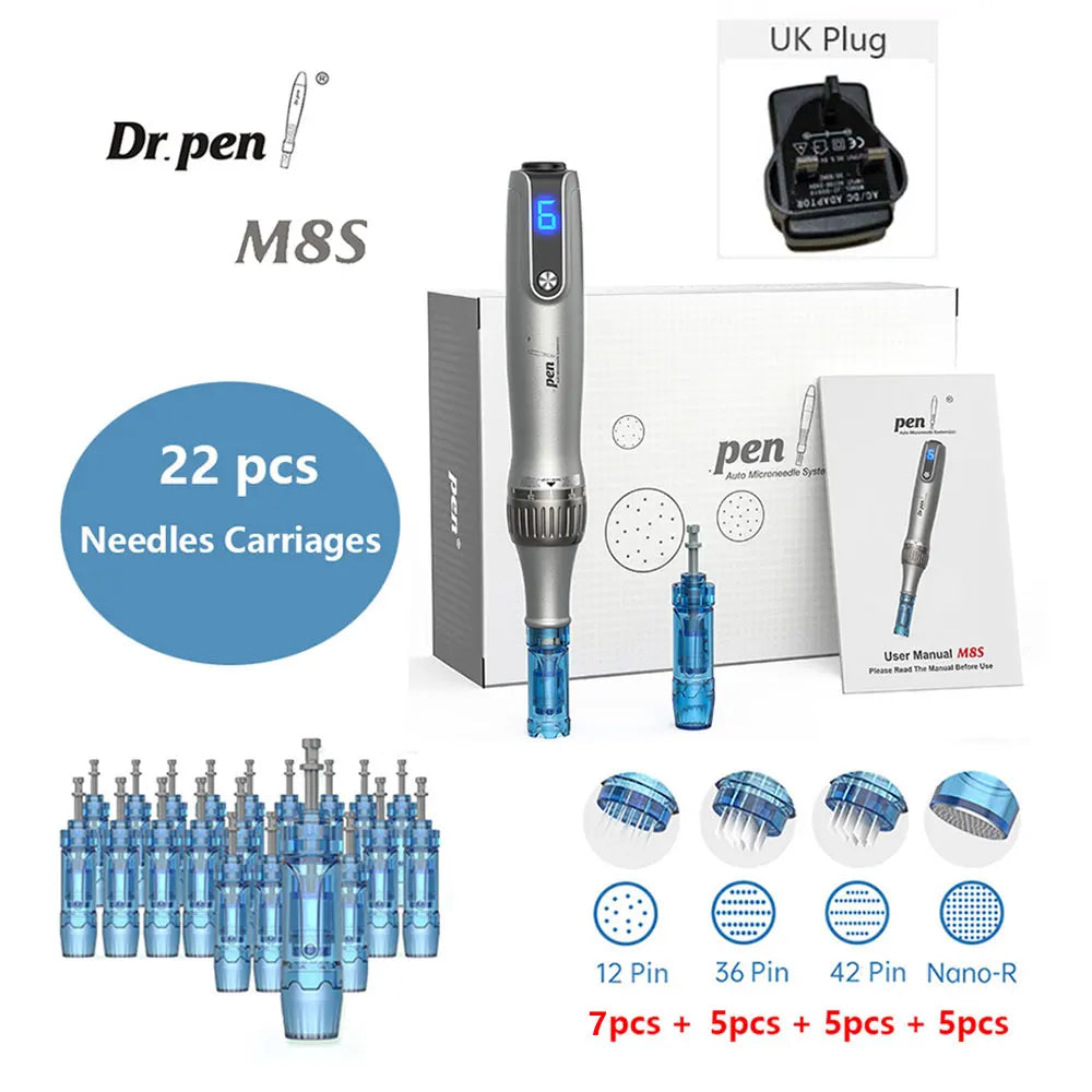 Dr. Pen M8s Premium Original – O Equipamento Profissional que elevou o nível do microagulhamento facial e capilar de alta performance