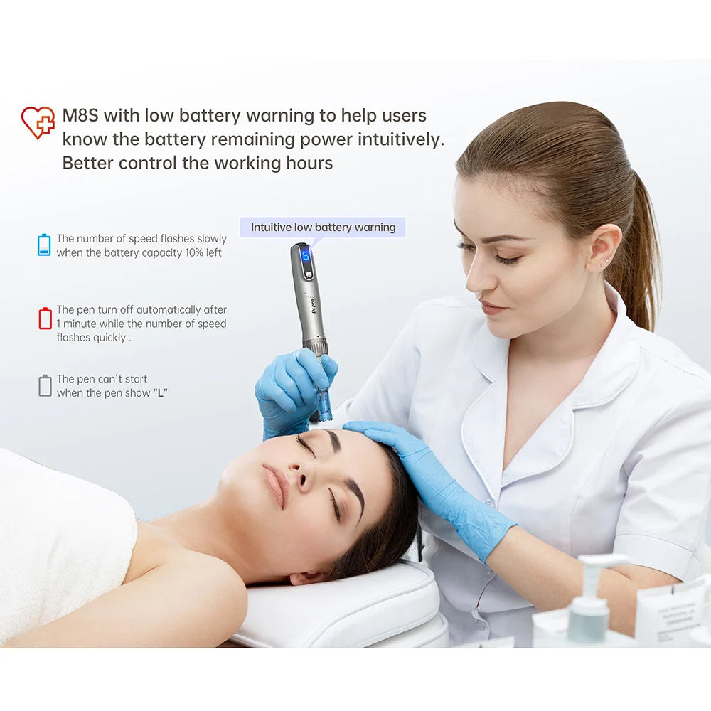 Dr. Pen M8s Premium Original – O Equipamento Profissional que elevou o nível do microagulhamento facial e capilar de alta performance