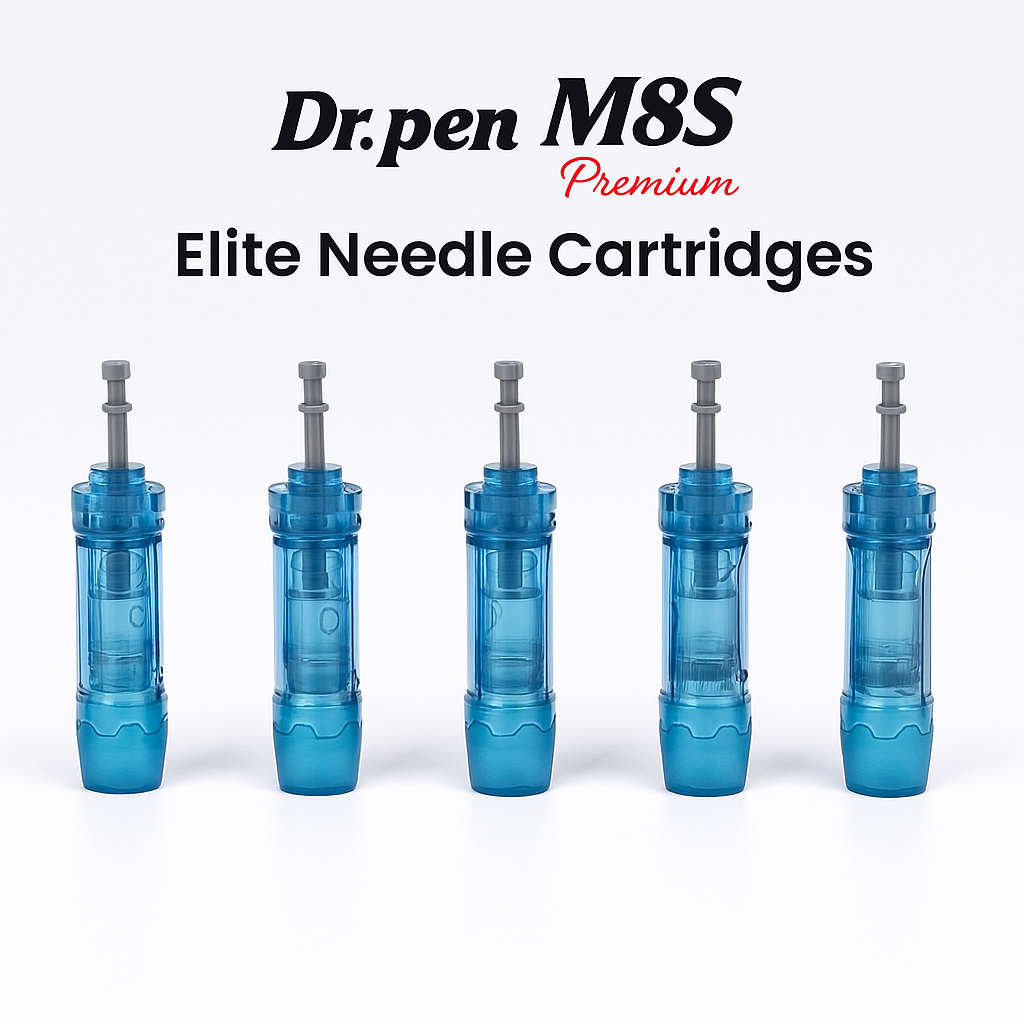 Cartuchos Dr. Pen M8S Precision Elite — Microagulhas de Engenharia Médica e Tecnologia Microneedling de Última Geração