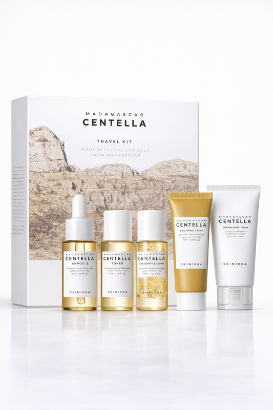 Madagascar Centella – Kit Calmante e Reparador para Pós-Limpeza Facial Profunda | Rotina Completa para Acalmar, Hidratar e Recuperar a Pele Sensível (5 Itens)