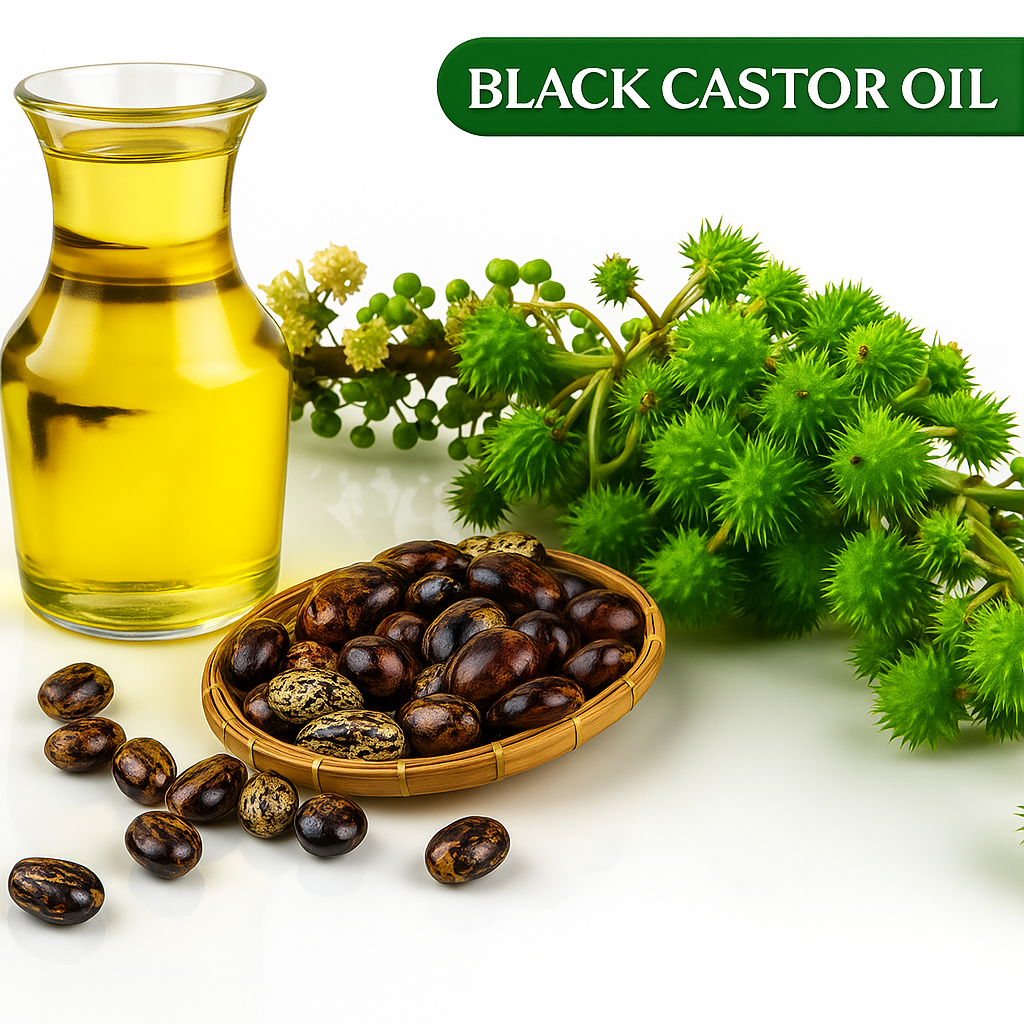 Black Castor Oil 60ml — Crescimento Acelerado e Fortalecimento Profundo dos Fios