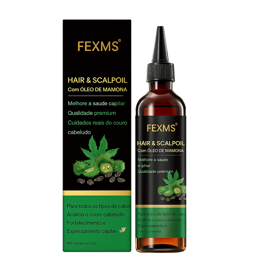 Óleo de Rícino Premium – Fortalecimento, Nutrição Profunda e Estímulo Avançado ao Crescimento Capilar