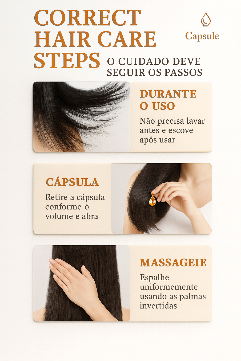 Vitamina Capilar SADOER HAIR CARE OIL – Cápsulas Nutritivas com Óleo de Argan e Complexo Multiprotetor Avançado
