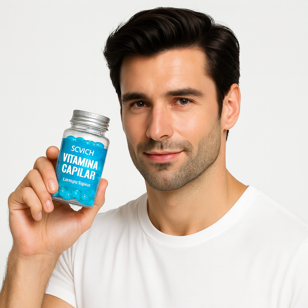 Magic Hair Vitamin – Cápsulas Reconstrutoras com Óleo de Argan & Queratina para Brilho, Maciez e Recuperação Profunda