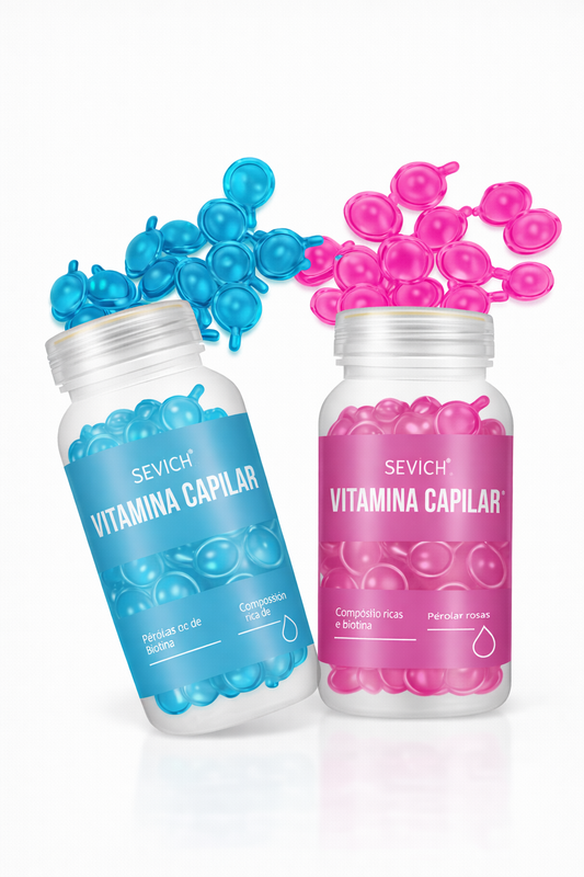 Magic Hair Vitamin – Cápsulas Reconstrutoras com Óleo de Argan & Queratina para Brilho, Maciez e Recuperação Profunda